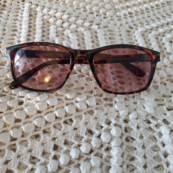 Timberland Other - Timberland Sunglasses Mens 56-19-145 Tortoise Brown Square Havana TB7146 52F CE